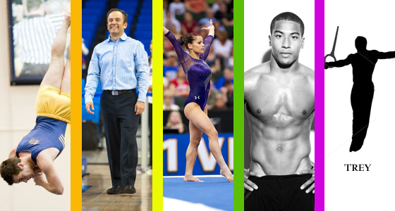 Alicia Sacramone straight athlete ally with gay gymnasts Josh Dixon, Evan Heiter and coach Randy Lane