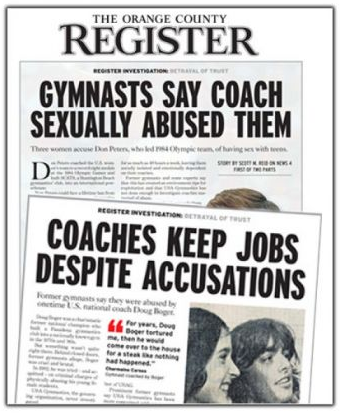 USA Gymnastics expands rule to protect young athletes: To read The Register's series describing the culture of exploitation that surrounded young female gymnasts in the 1970s and 1980s ocregister.com/investigations