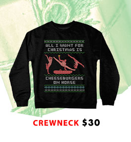 Cheeseburgers On Horse Hoodie