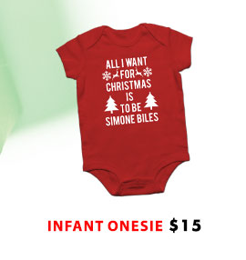 ALL I WANT FOR CHRISTMAS IS TO BE SIMONE BILES ONSIE