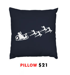 Gymnast Sleigh Pillow