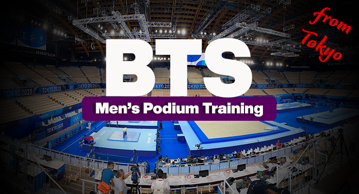 Behind the Scenes Men's Podium Training
